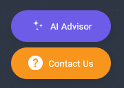 A screen shot of the AI Advisor button in Align
