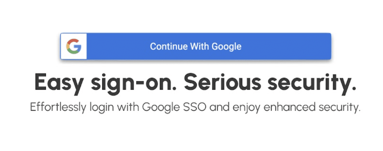 Google SSO settings in Align