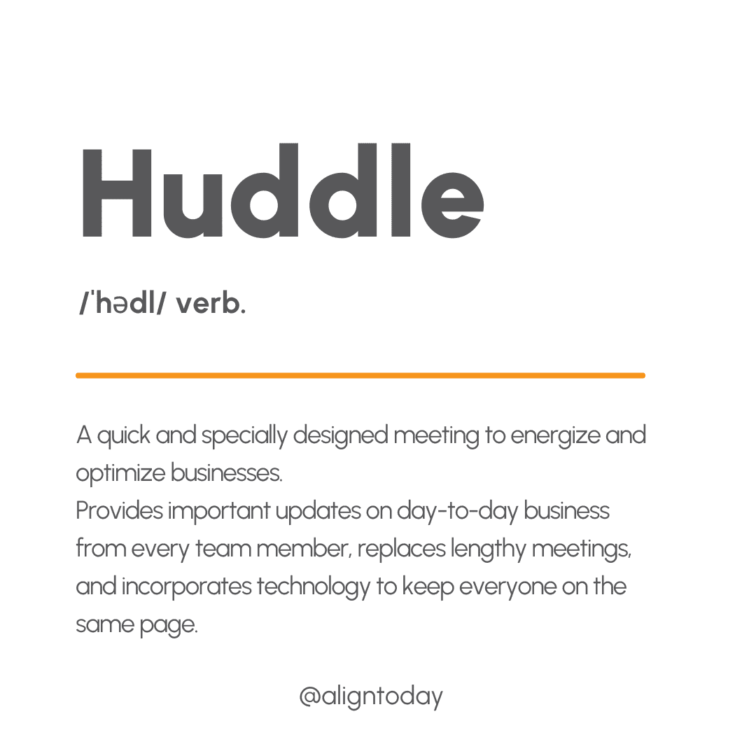 Huddle Definition