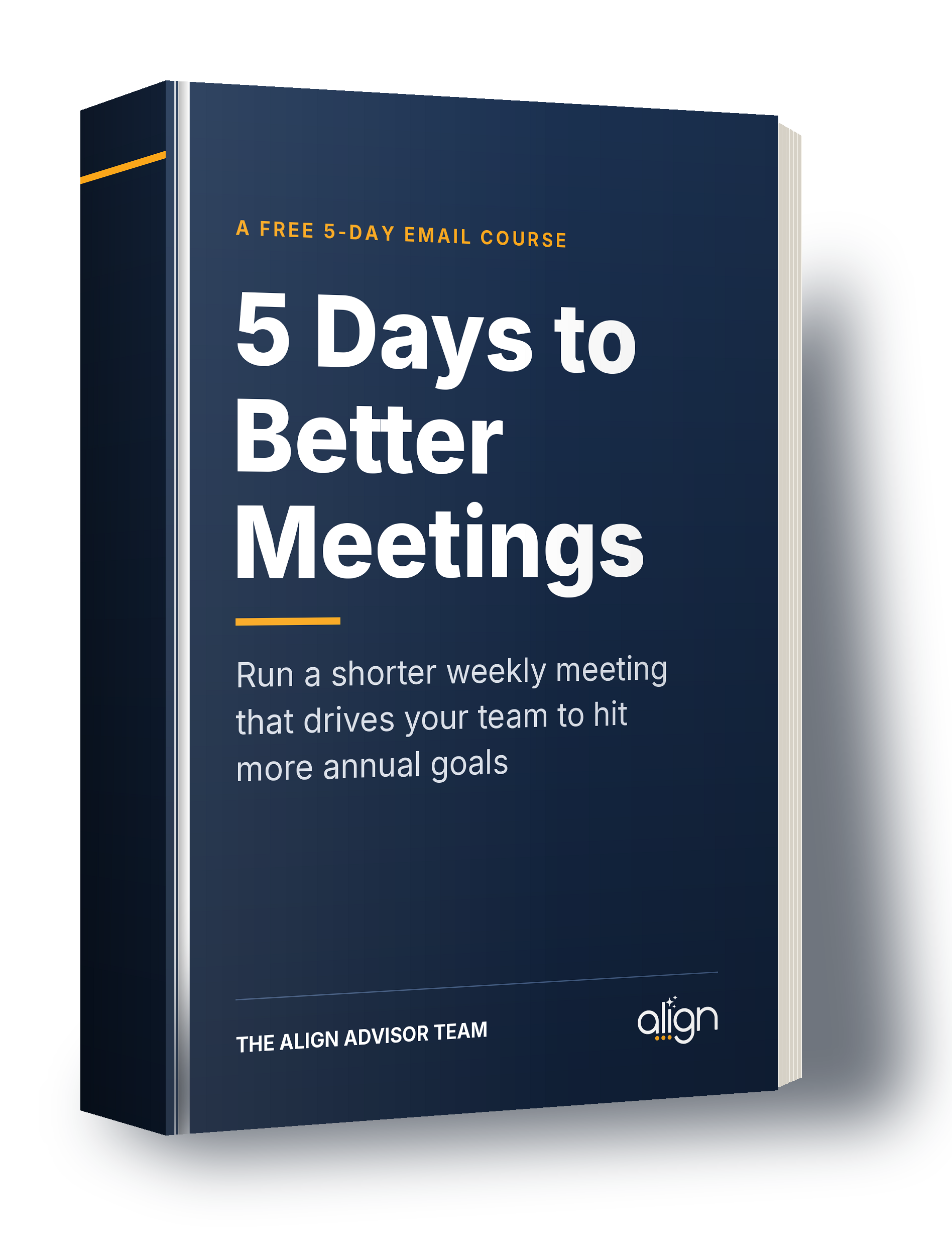 5 Days to Better Meetings guide cover