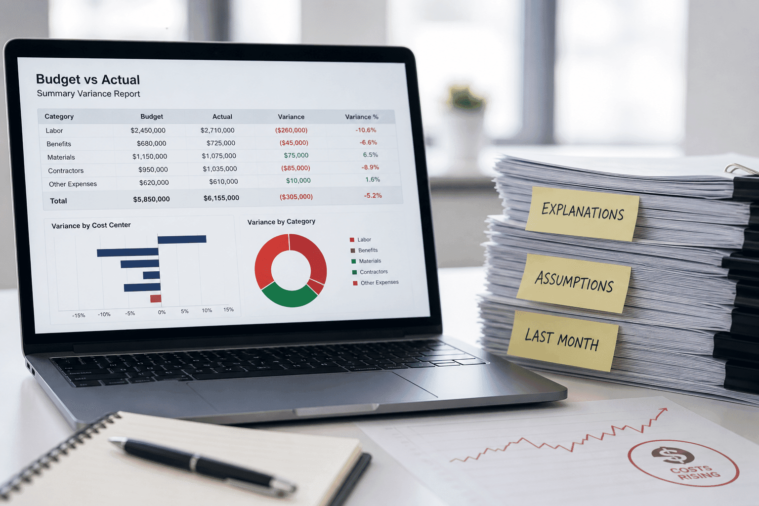 Your Budget Variance Report Won't Fix Your Missed Targets