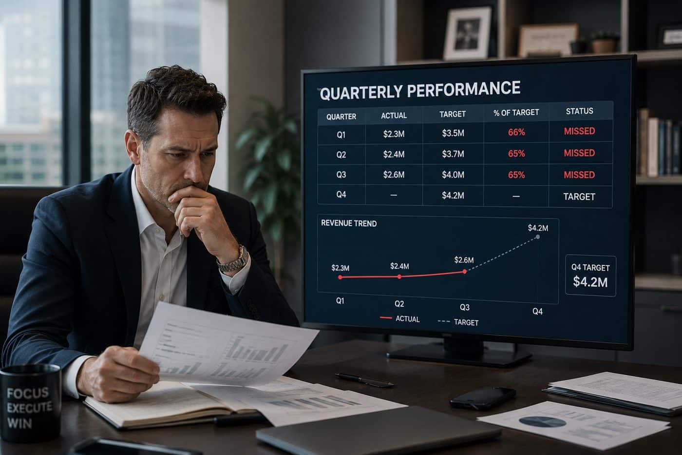 What Does Another Quarter of Missed Goals Really Cost?