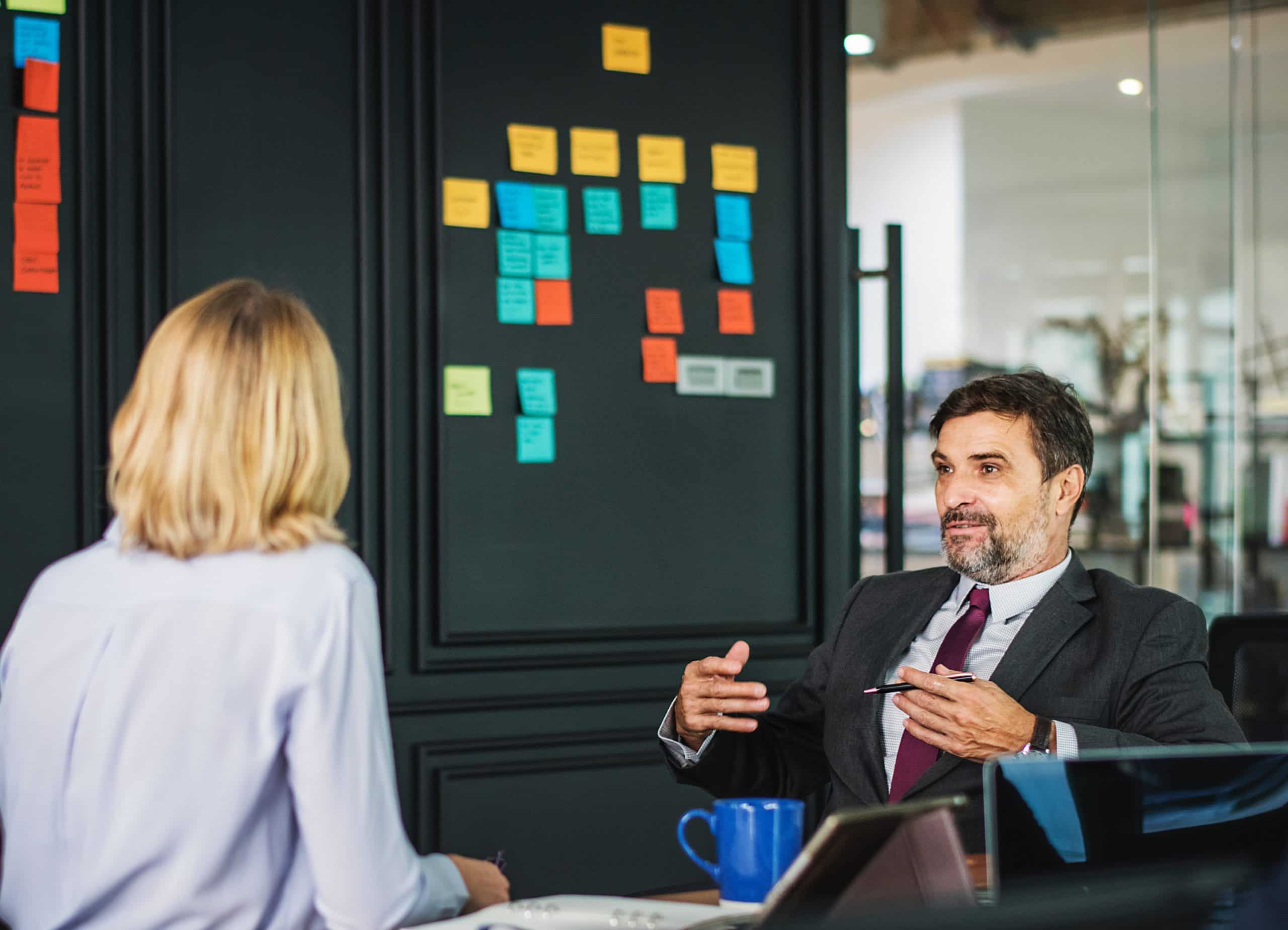 Business coaching session
