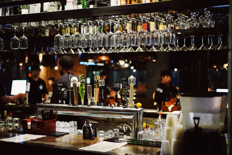 Bar virtual background sample