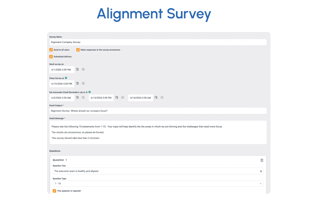 Alignment Survey in Align