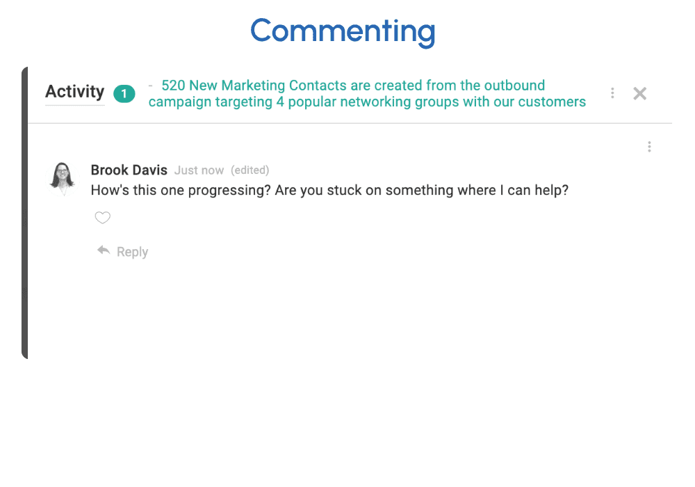 Commenting in Align
