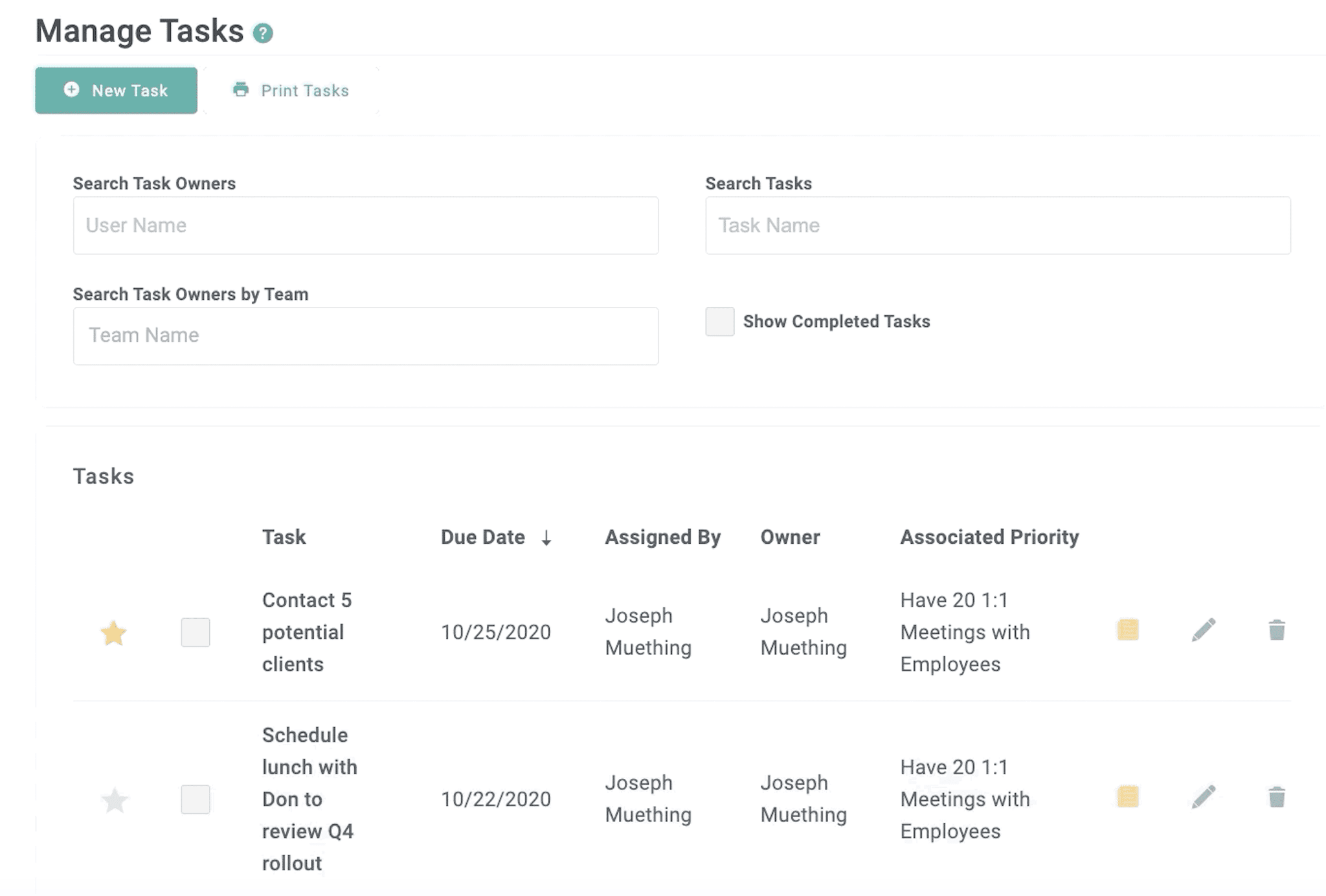 Align Task Management