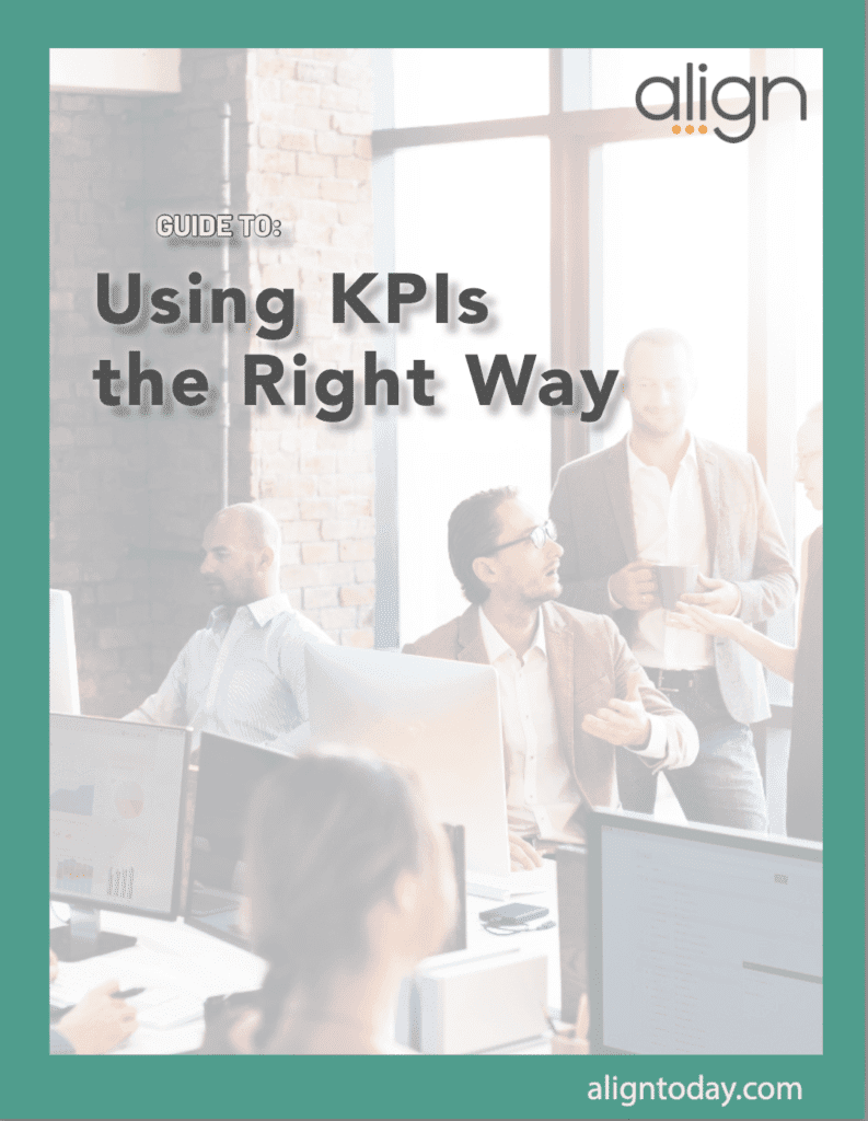 Using KPIs The Right Way ebook cover