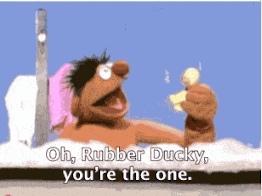 Ernie rubber ducky
