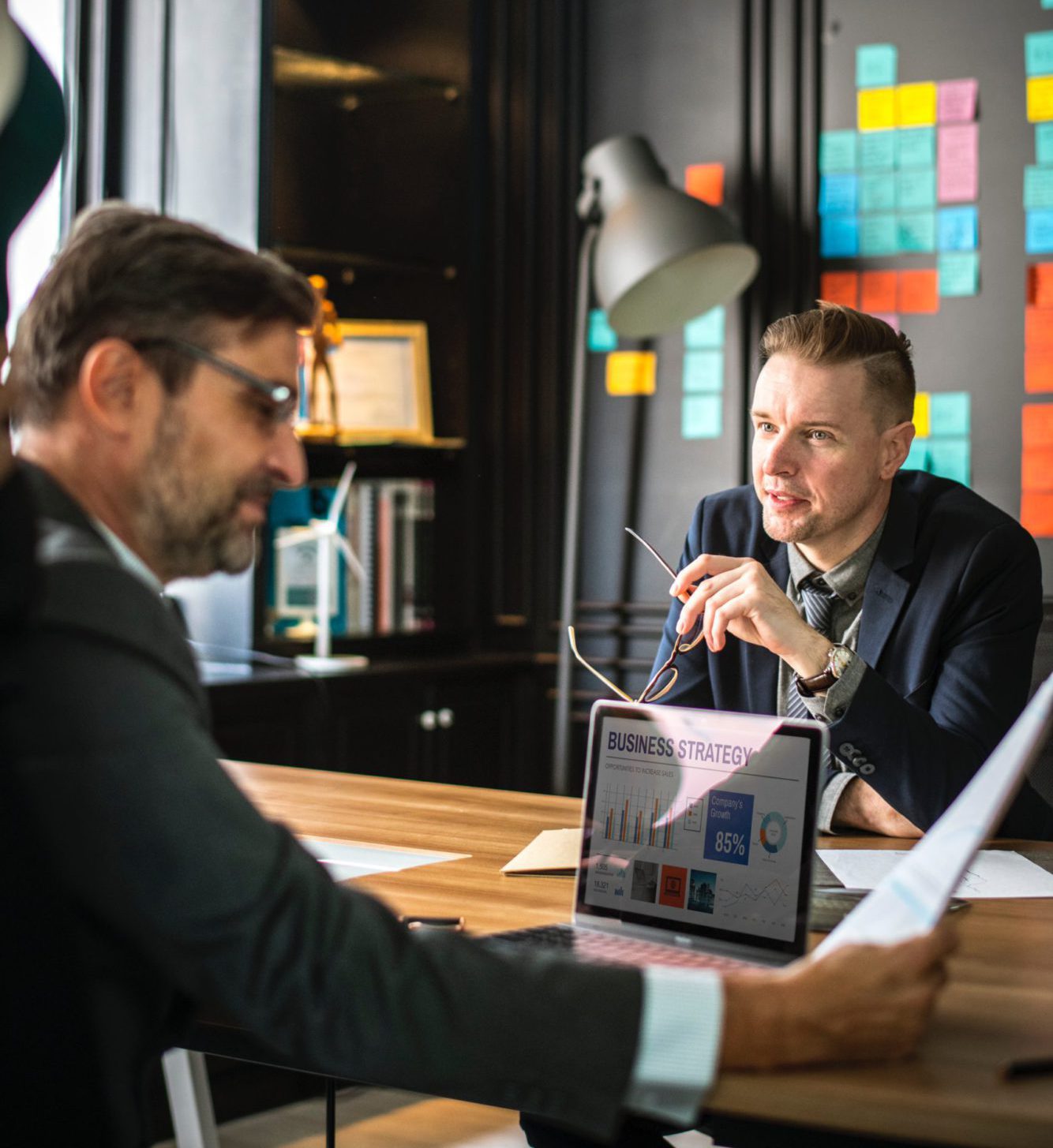 Team Conducting Strategy Planning