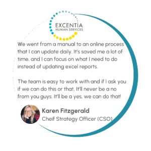 Excentia service testimonial