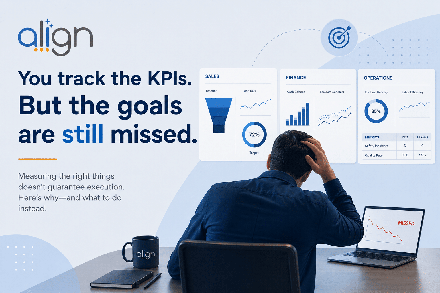 Tracking KPIs but missing goals
